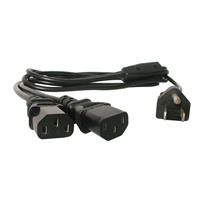 PXT101Y 6 ft. Standard Y Computer Power Cord NEMA 5-15P to 2x C13 -  STARTECH.COM