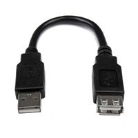 USBEXTAA6IN 6 in. USB 2.0 Extension Adapter Cable A to A