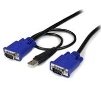 Picture of StarTech.com SVECONUS10 10 ft. Ultra Thin USB VGA 2 in 1 KVM Cable