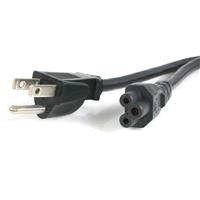 PXT101NB3S 6 ft. Standard Laptop Power Cord - NEMA 5-15P to C5 -  STARTECH.COM