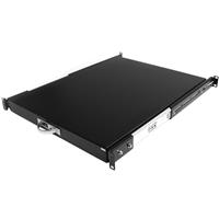 22 in. Black Deep Sliding Server Rack Cabinet Shelf