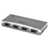 ICUSB2324 4 Port USB to RS232 Serial DB9 Adapter Hub
