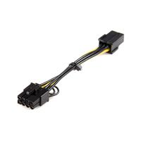 PCI Express 6- Pin to 8- Pin Power Adapter Cable - Yellow - 6.1 in. (155 mm)