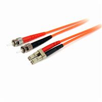 3m Multimode 62.5-125 Duplex Fiber Patch LC-ST