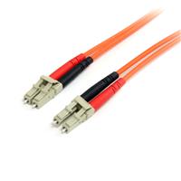 1m Multimode 62.5-125 Duplex Fiber Patch Cable LC-LC - Orange - 3.3 ft. (1 m)