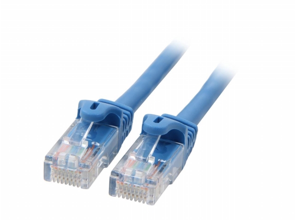 20 ft. Blue Snagless Cat5e UTP Patch Cable