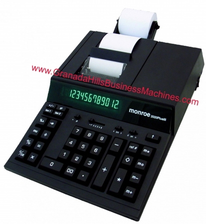 Picture of Monroe MNE2020PLX Medium Duty Calculator, Ivory