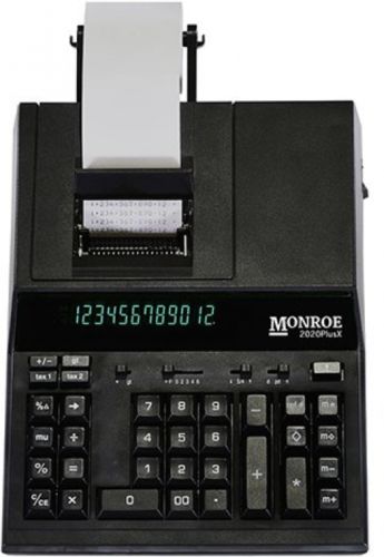 Picture of Monroe MNE2020PLXB Medium Duty Calculator, Black