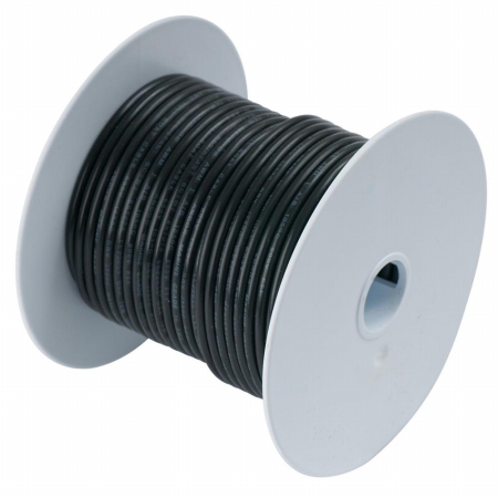 Picture of Ancor 108002 10 AWG Tinned Copper Wire, Black - 25 ft.