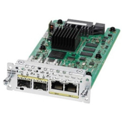 Picture of Cisco NIM-1GE-CU-SFP- 1 Port Gigabit Ethernet Wan Network Interface Module, Dual-Mode Network Security