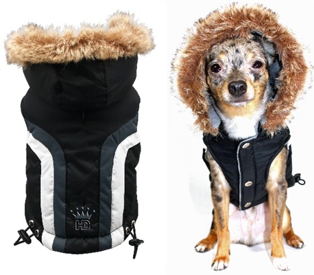 Picture of Hip Doggie HD-5SABK-BDS Big Dog Small Swiss Alpine Ski Vest - Black