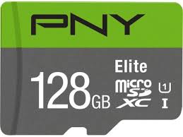 Picture of PNY Technologies P-SDU128U185EL-GE 128 GB Micro SD Elite