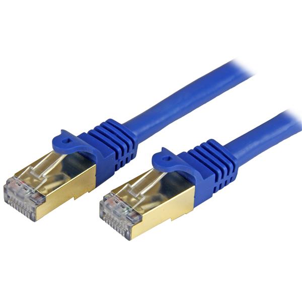 25 ft. Cat6a STP Network Patch, Blue