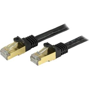 25 ft. Cat6a STP Network Patch, Black