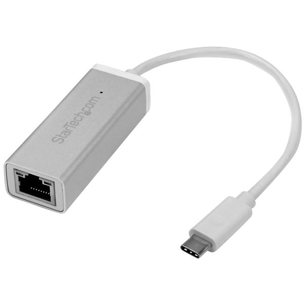 USB C to GbE Network Adapter Silver Networking