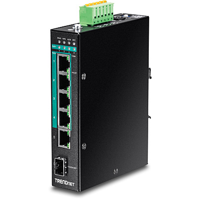 Picture of Trendnet TI-PG541i 6-Port Hardened Industrial Gigabit POE Plus Switch Networking