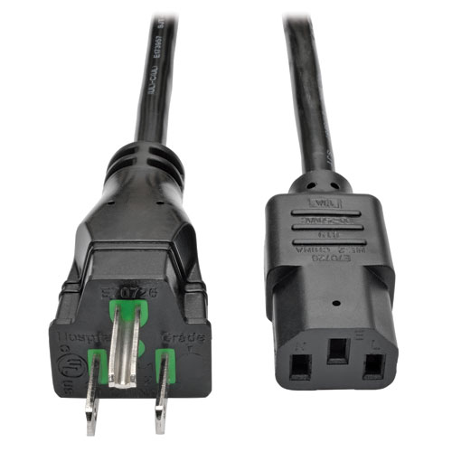 Picture of Tripp Lite P006-015-HG10 15 ft. Hospital Power Cord 10A Cables