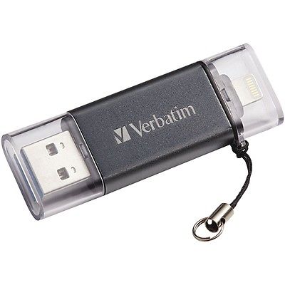 Picture of Verbatim 49301 64 GB iStore N Go Dual USB 3.0 USB Flash Drive
