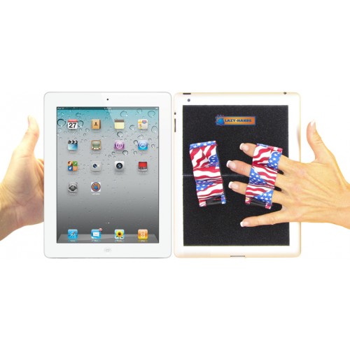 Picture of LAZY-HANDS 201333 Heavy-Duty 3-Loop X2 Grips for Tablets-Fits Most&#44; Flags