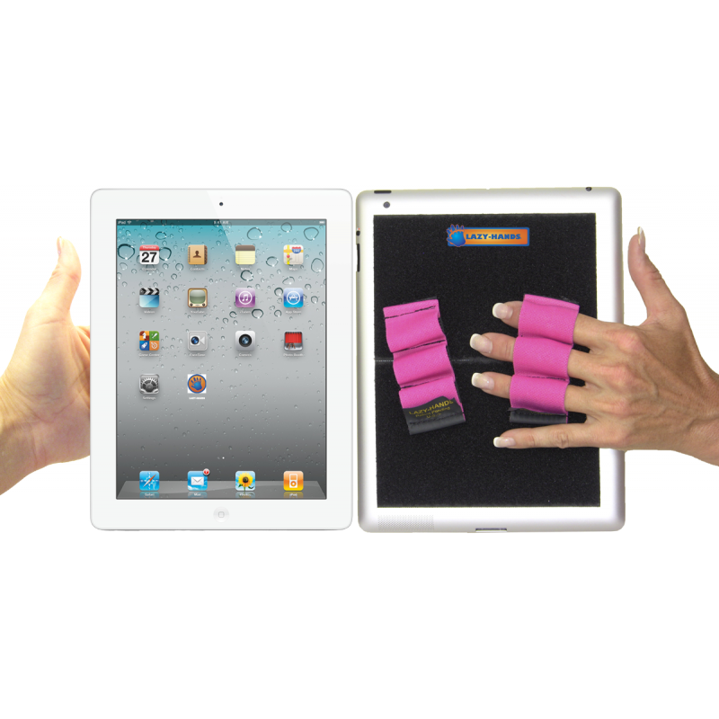 Heavy-Duty 3-Loop X2 Grips for Tablets-Fits Most - Pink