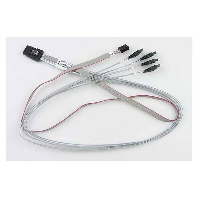 CBL-0237L-01 70 cm IPASS to 4X SATA Internal Cable with 70 cm SB