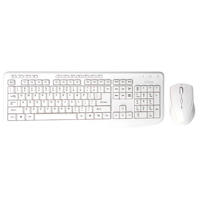 Picture of Bornd M610 WHITE Wireless Keyboard & Mouse Combo&#44; White