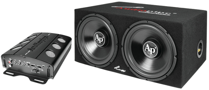 Picture of SCY APSB1299PP Audiopipe Dual 12 in. Loaded Bass Package