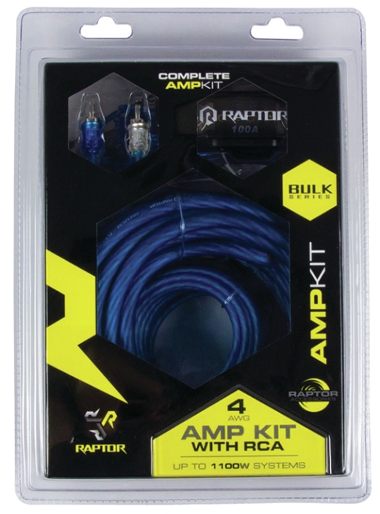 SCY R2AK4 Metra Raptor 4 Gauge Amplifier Kit