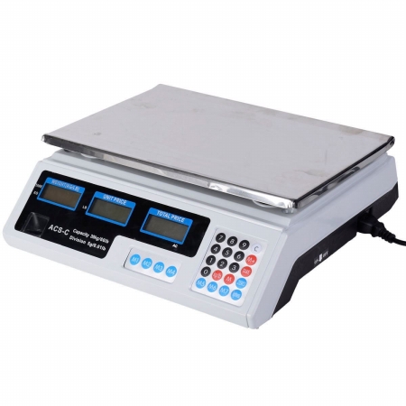Picture of  CB16658 66 lbs Weight Scale Digital Food Scales Count Scale&#44; White & Black