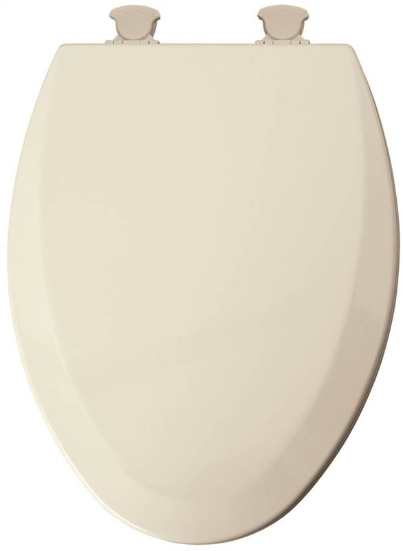 Picture of Bemis 141EC 346-146EC Toilet Seat for Use with Elongated Bowls Molded Wood&#44; Biscuit