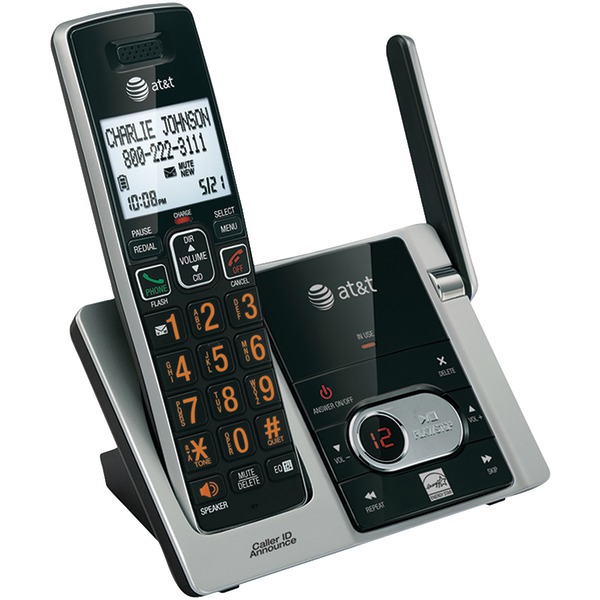 Picture of ATT ATTCL82313 Cordless Answering System with Caller ID & Call Waiting 3-handset System, Black