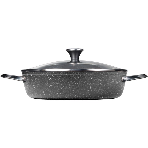 Picture of The Rock By Starfrit 060743-003-0000 The Rock by Starfrit 5-Quart Dutch Oven with Lid&#44; Black