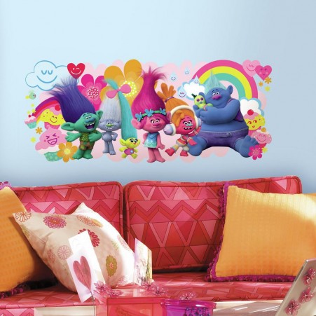 Picture of Trolls Movie RMK3171GM Peel & Stick Giant Wall Decals