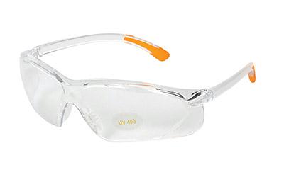 ALN22753 Shooting Glasses, Clear & Orange