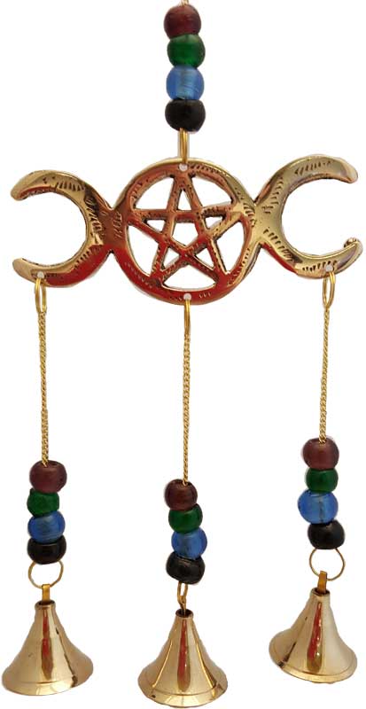 Picture of AzureGreen FW007 Triple Moon Wind Chime