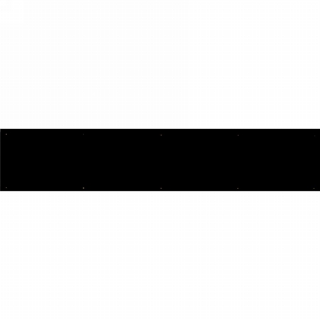 6 x 28 in. Screw Mount Weathered Flat Black Kick Plate
