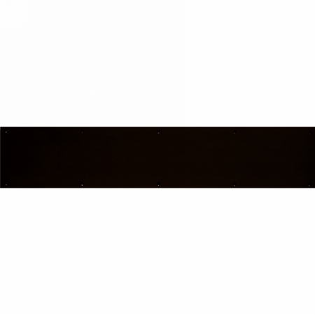 6 x 28 in. Screw Mount Dark Bronze Aluminum Kick Plate