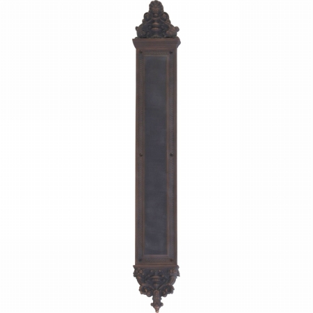 Picture of Brass Accents A04-P5240-613VB Apollo Push Plate&#44; Venetian Bronze Finish - 3.63 x 25.5 in.