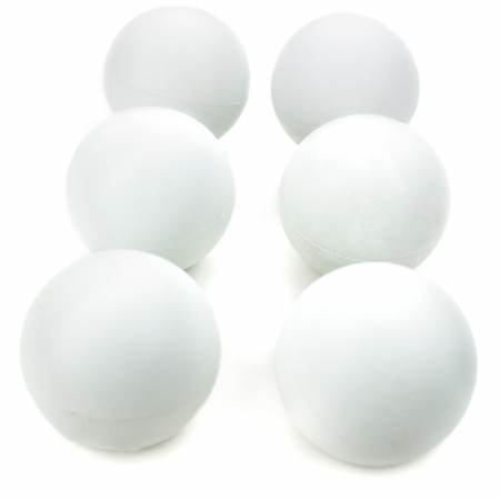 Picture of Brybelly Holdings SLAC-201 White Regulation Size Lacrosse Balls in Mesh Bag&#44; Set of 6