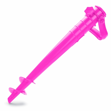 Picture of Brybelly Holdings SBUM-305 Plastic Beach Umbrella Sand Anchor, Pink