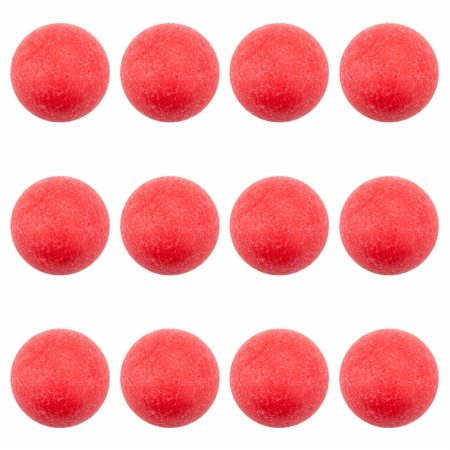 Picture of Brybelly Holdings GFOO-004 Textured Foosballs&#44; Red - Pack of 12