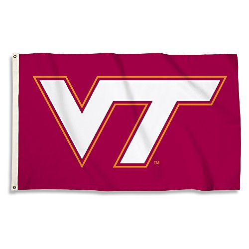 Picture of BSI Products 95511 NCAA Virginia Tech Hokies Flag with Grommets - 3 x 5 ft.