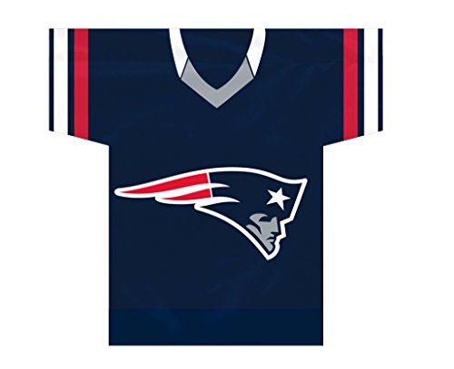 Picture of Fremont Die 92711B NFL New England Patriots Jersey Banner 2-Sided - 34 x 30 in.