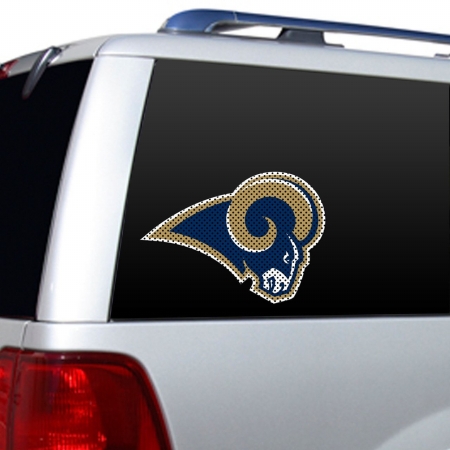 Fremont Die 46141 NFL Los Angeles Rams Diecut Window Film