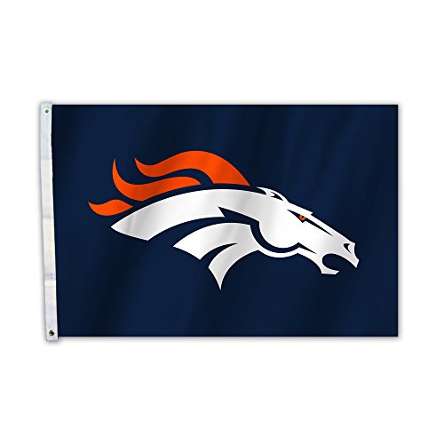Picture of Fremont Die 92032B NFL Denver Broncos Flag with Grommetts - 2 x 3 ft.
