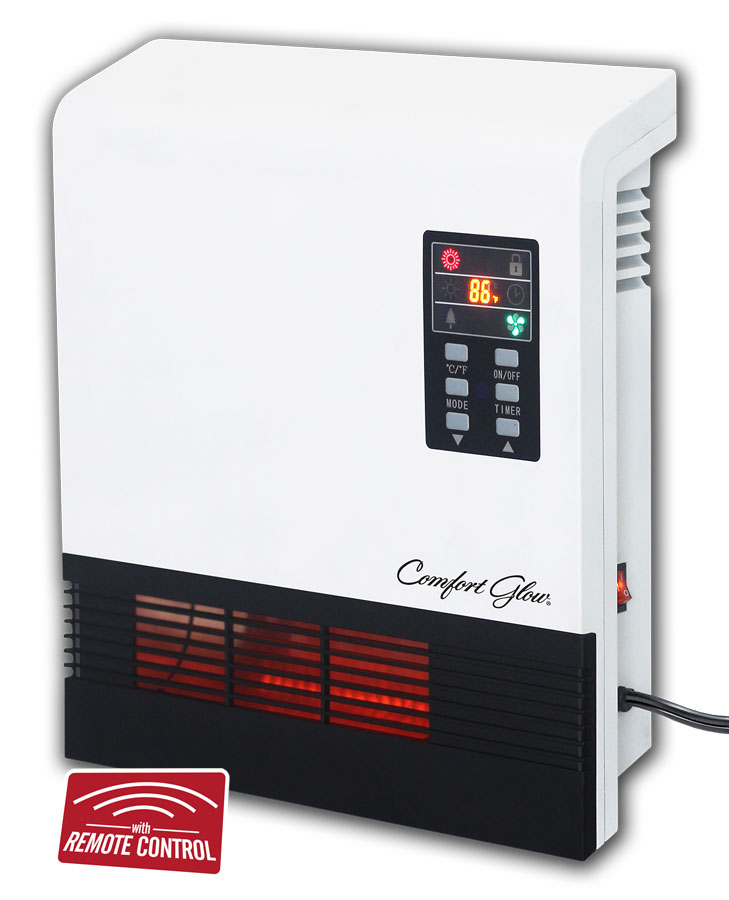 Picture of World Marketing QWH2100 CG 5200BTU Quartz Wall Heater, White