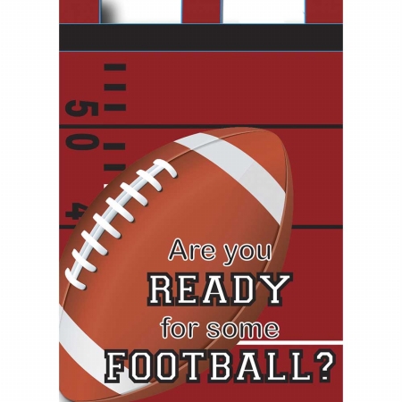 Football Crimson & Black Flag, Large