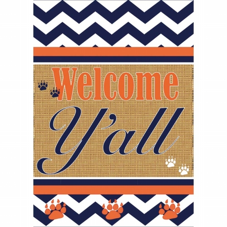 757 Welcome Yall Flag Large
