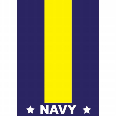 772 Thin Line-Navy Flag, Large