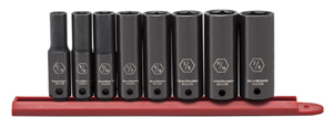 KD84915N 8 Piece 0.38 in. Drive 6 Point SAE Deep Socket